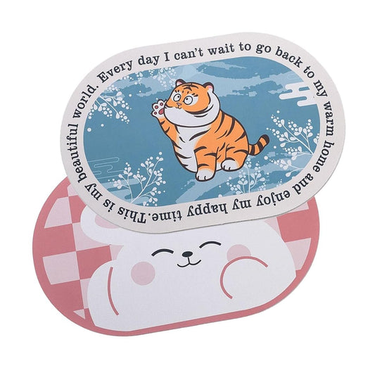 SAVYA HOME Door Mat for Bedroom and Living Room | Anti-Skid Floor Mat for Kids Room | Bathroom Mat |Mat for Living Room, Mat for Bedroom, Blue & Pink, Pack of 2