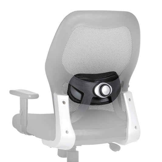 SAVYA HOME Apollo Chair - Black ergonomic chair with lumbar support