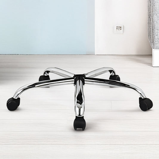 SAVYA HOME Chrome Base With Wheels - user-friendly design