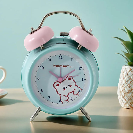 SAVYA HOME round alarm clock - bedside table essential