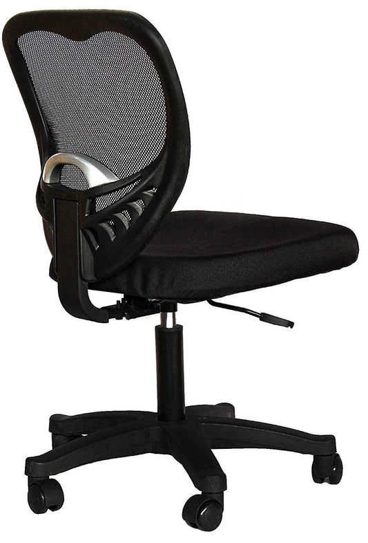 Savya Home Delta Office Chair (Quest) - Co Polymer, Black