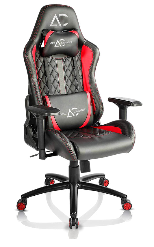 SAVYA HOME Apex Crusader Gaming Chair red and Black F