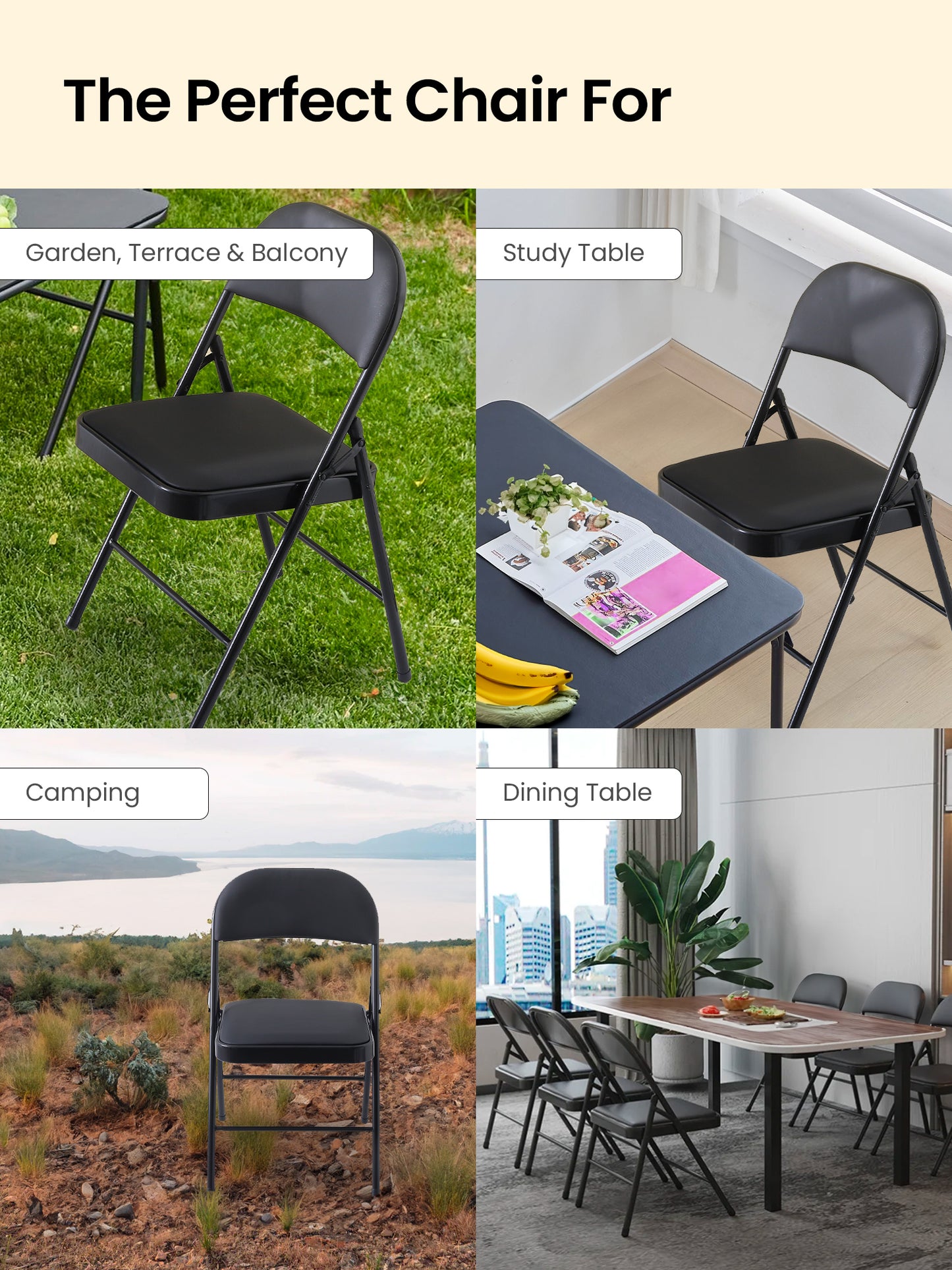 SAVYA HOME folding chair - Balcony seating
