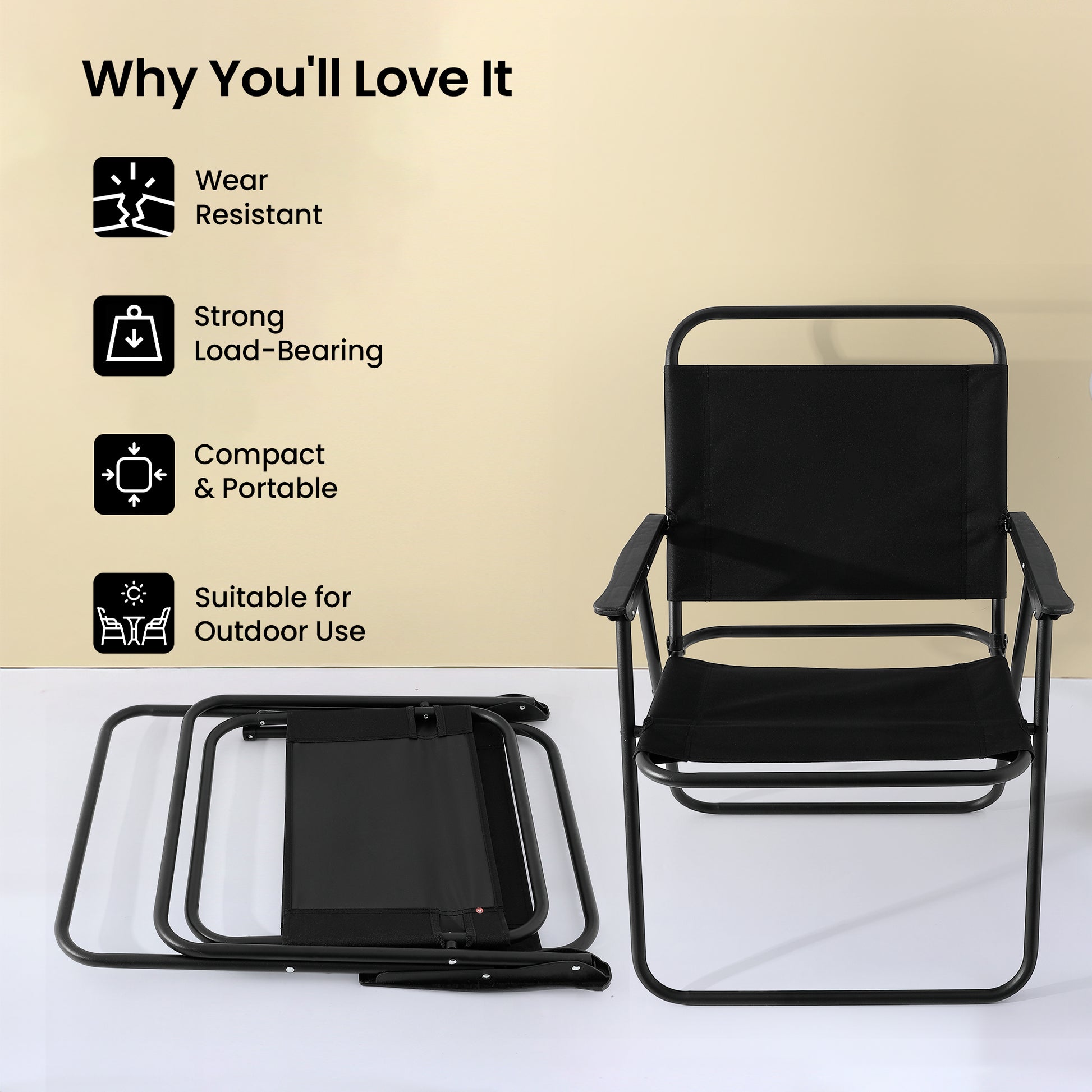 SAVYA HOME folding chair - study room