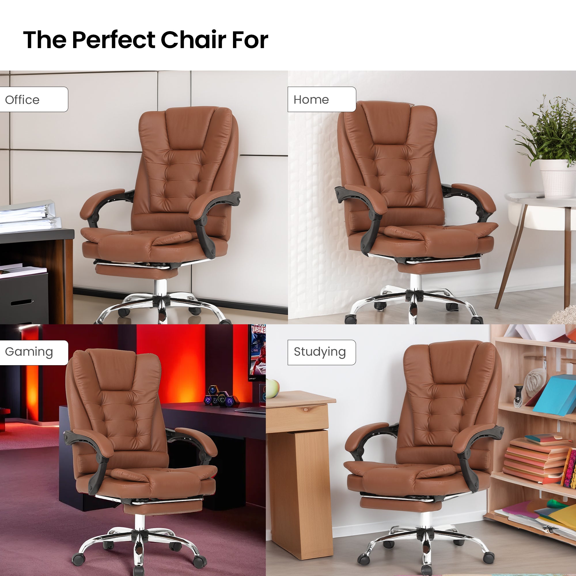 SAVYA HOME Comfortable Office Chair - Perfect for Study Room