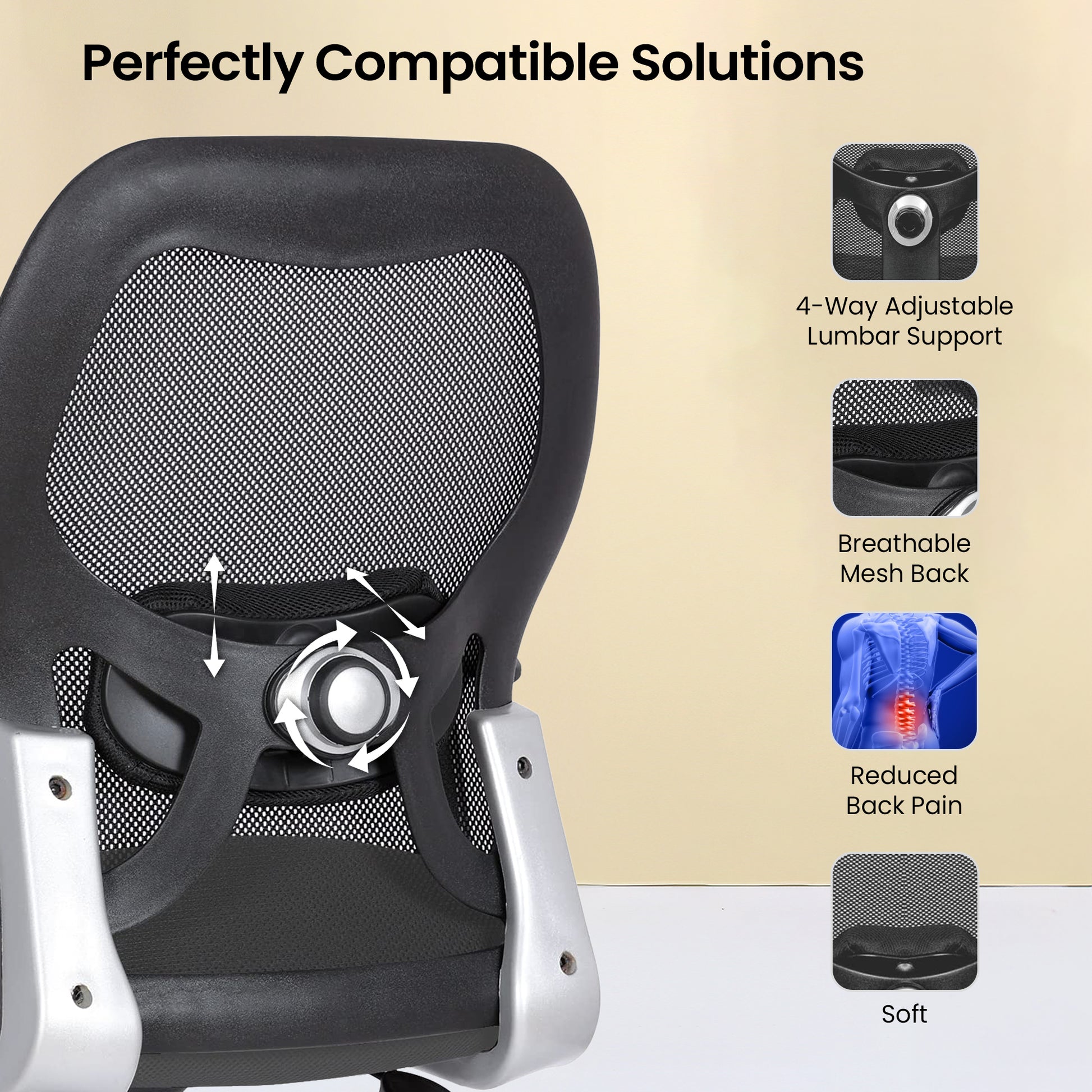 SAVYA HOME Apollo Desk Chair - Gaming Nights