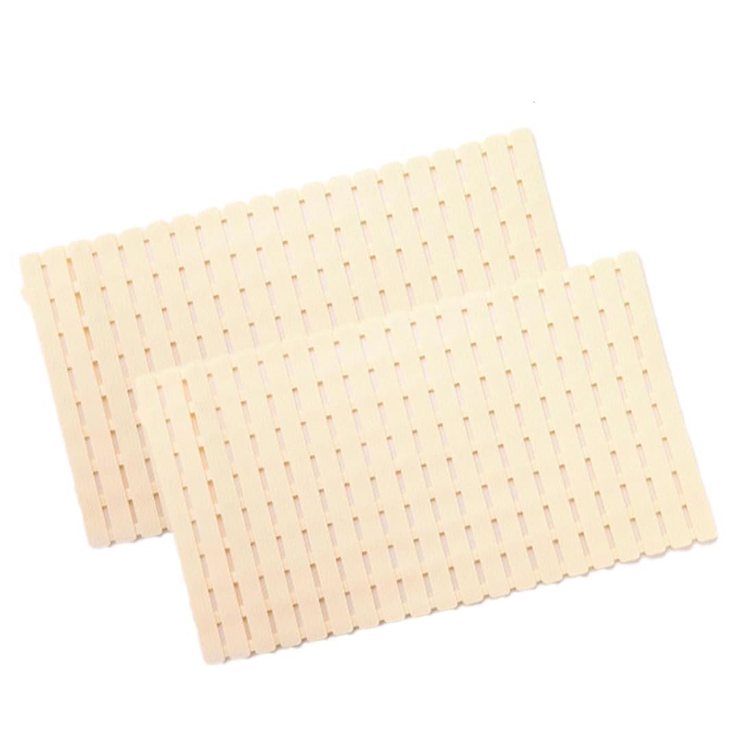 SAVYA HOME PVC(Polyvinyl Chloride) Bathmats|40 x 71|Anti-Skid mat, Living Room mat, Doormat, Multipurpose mat | Quick dry bath mat|Non Slip bath mat|Bath tub mat|(Beige)