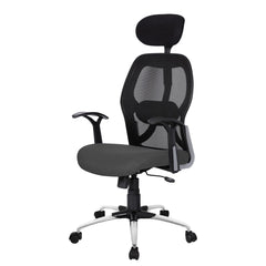 SAVYA HOME Apollo High Back Ergonomic Office Chair/Chair for Office Work at Home/Study Chair for Adults/Office Chairs for Work from Home/Chair for Study Table/Computer Chair/2D Lumbar Support-Grey