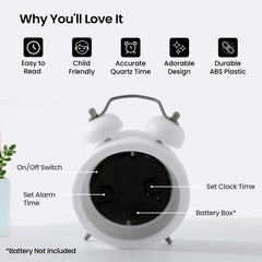 SAVYA HOME UMAI Alarm Clock - durable plastic design
