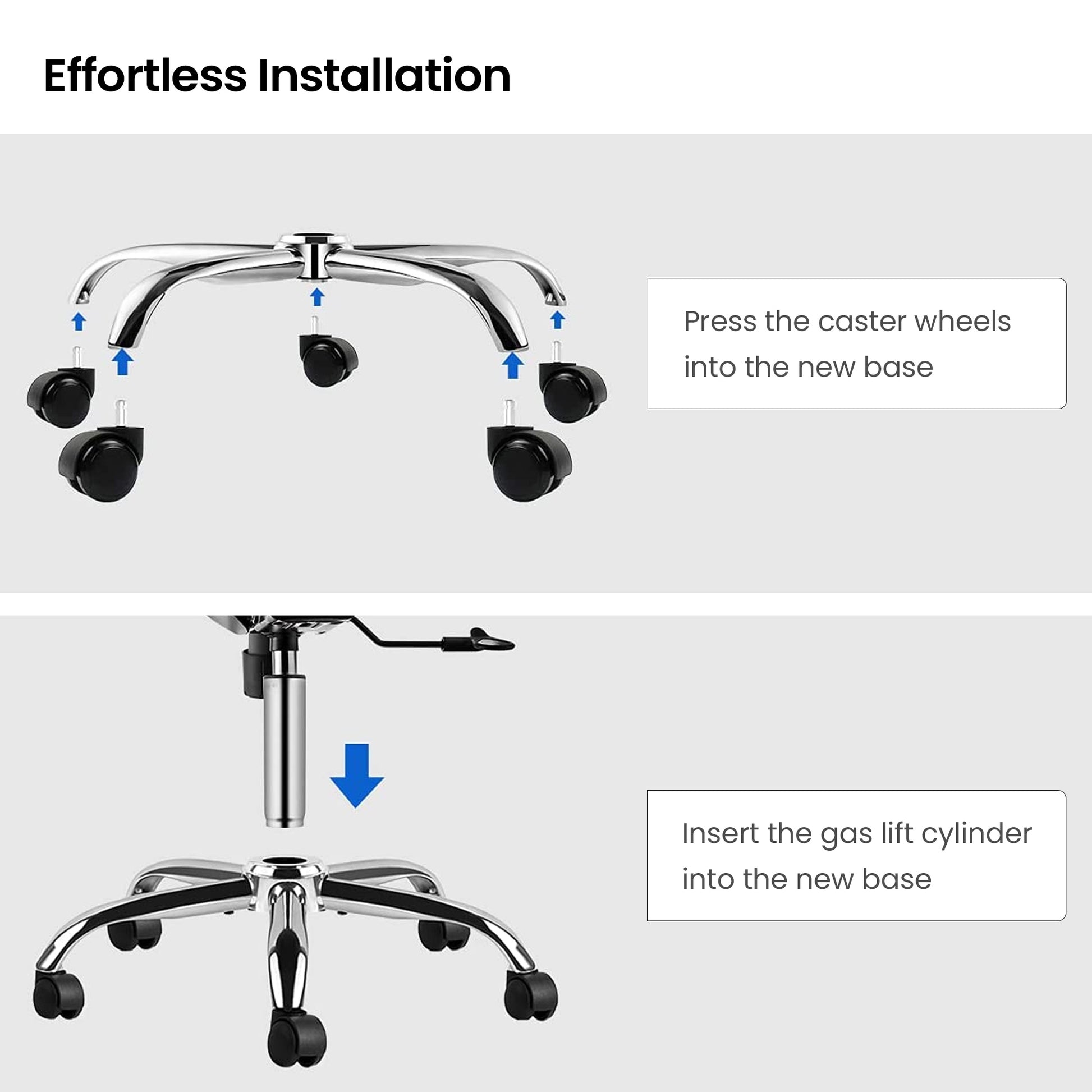 SAVYA HOME Chrome Base With Wheels - cargo support for vehicles