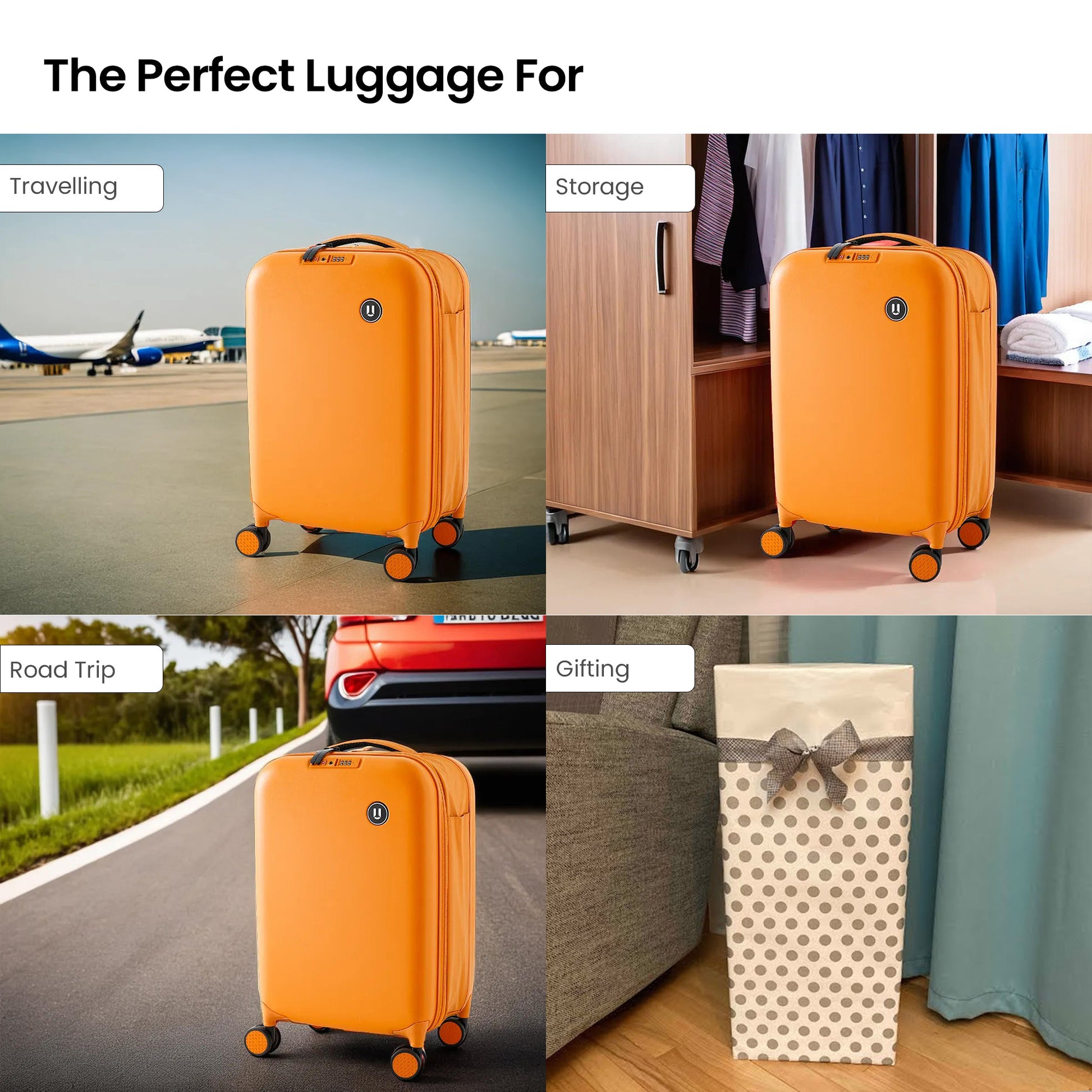 SAVYA HOME Valencia Series Trolley Bag - Water Resistant Luggage