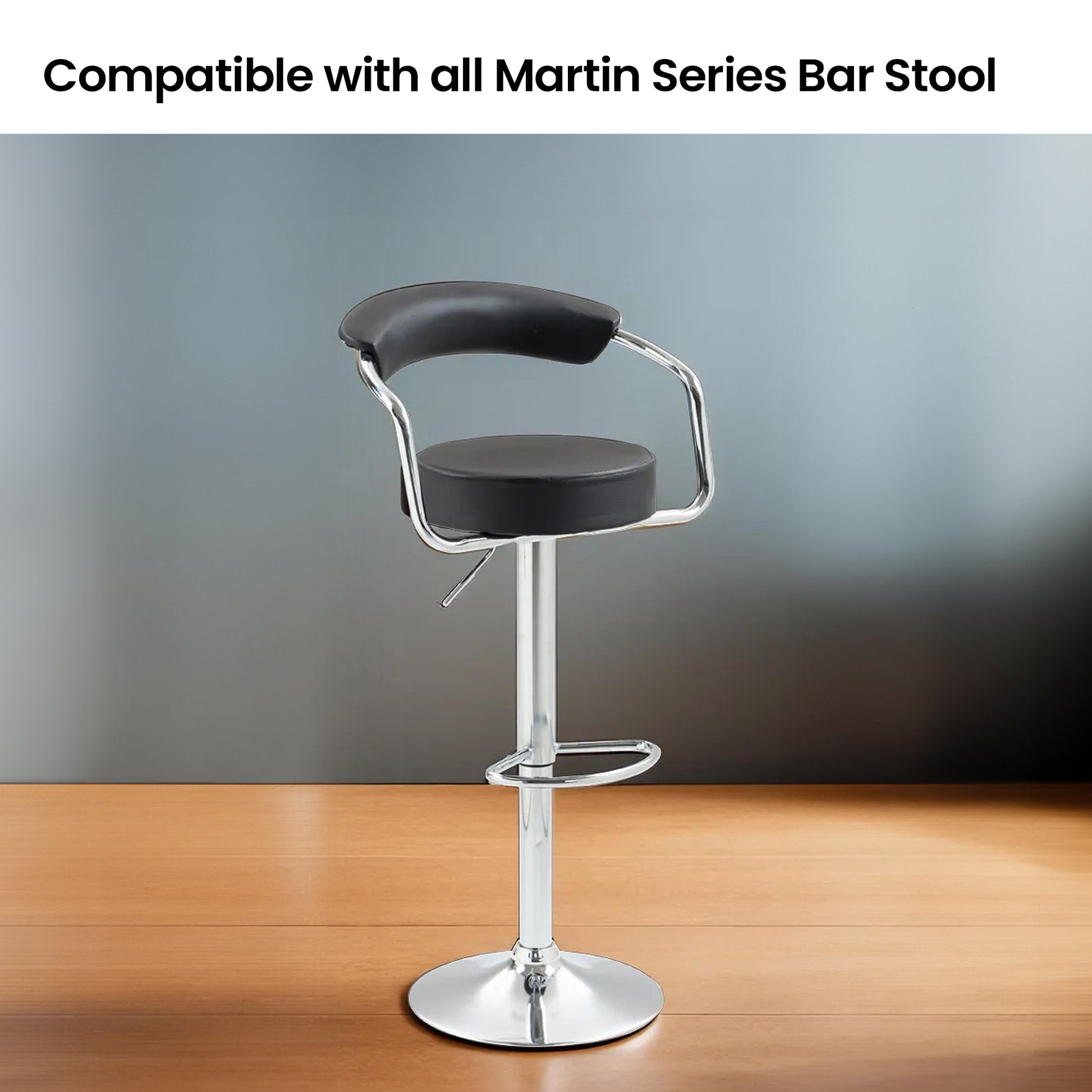 SAVYA HOME Gas Lift Bar Stool - Cafeteria Seating