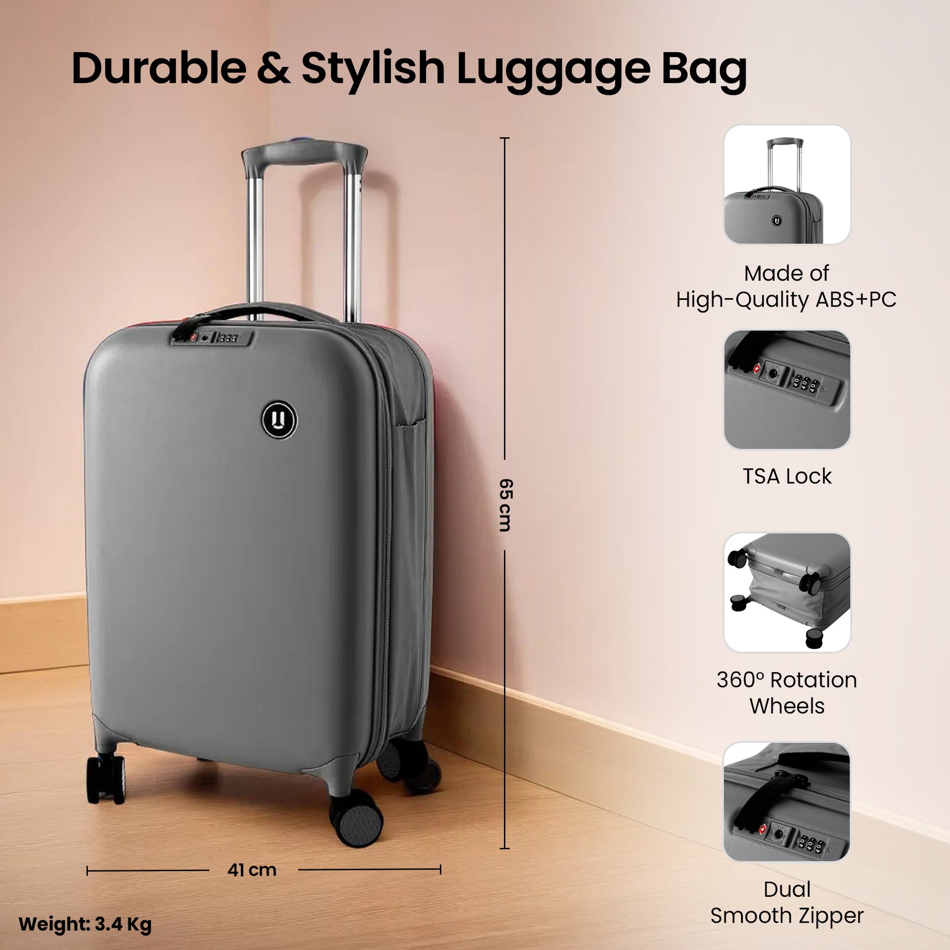 SAVYA HOME Travel Bag - Smooth Airport Navigation