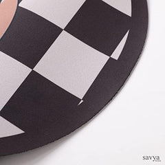 SAVYA HOME Pack of 2 Multipurpose Mat for Kids Bedroom, Play Area, Living Room, Bathroom, Shower | 60 x 40 cm |Teddy Bear & Pink Bunny Design