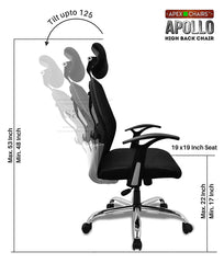 Apollo highback Executive Office Chair by Savya Home K (I)