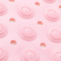 SAVYA HOME - Pink Nonslip Soft Rubber Bath Mat, Rain Mat for Bathtub and Shower, Anti Slip, Anti Bacterial, Machine Washable PVC Bath Mat for Bathroom | Size : 100 x 40 cm