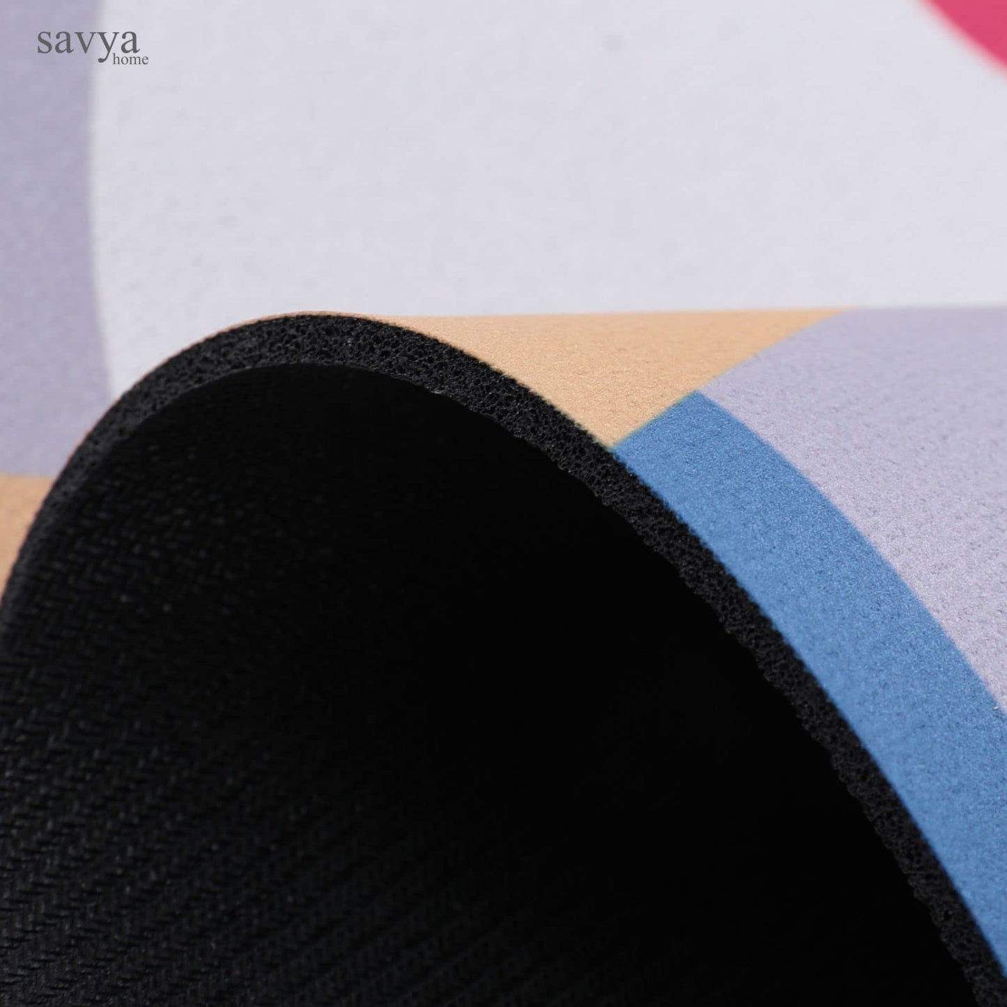 SAVYA HOME Pack of 2 Multipurpose Mat for Kids Bedroom, Play Area, Living Room, Bathroom, Shower | 60 x 40 cm |Cartoon Design