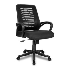 SAVYA HOME Apex Zoom Ergonomic Home and Revolving Office Chair (Black)