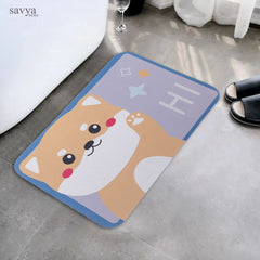 SAVYA HOME Pack of 2 Multipurpose Mat for Kids Bedroom, Play Area, Living Room, Bathroom, Shower | 60 x 40 cm |Cartoon Design