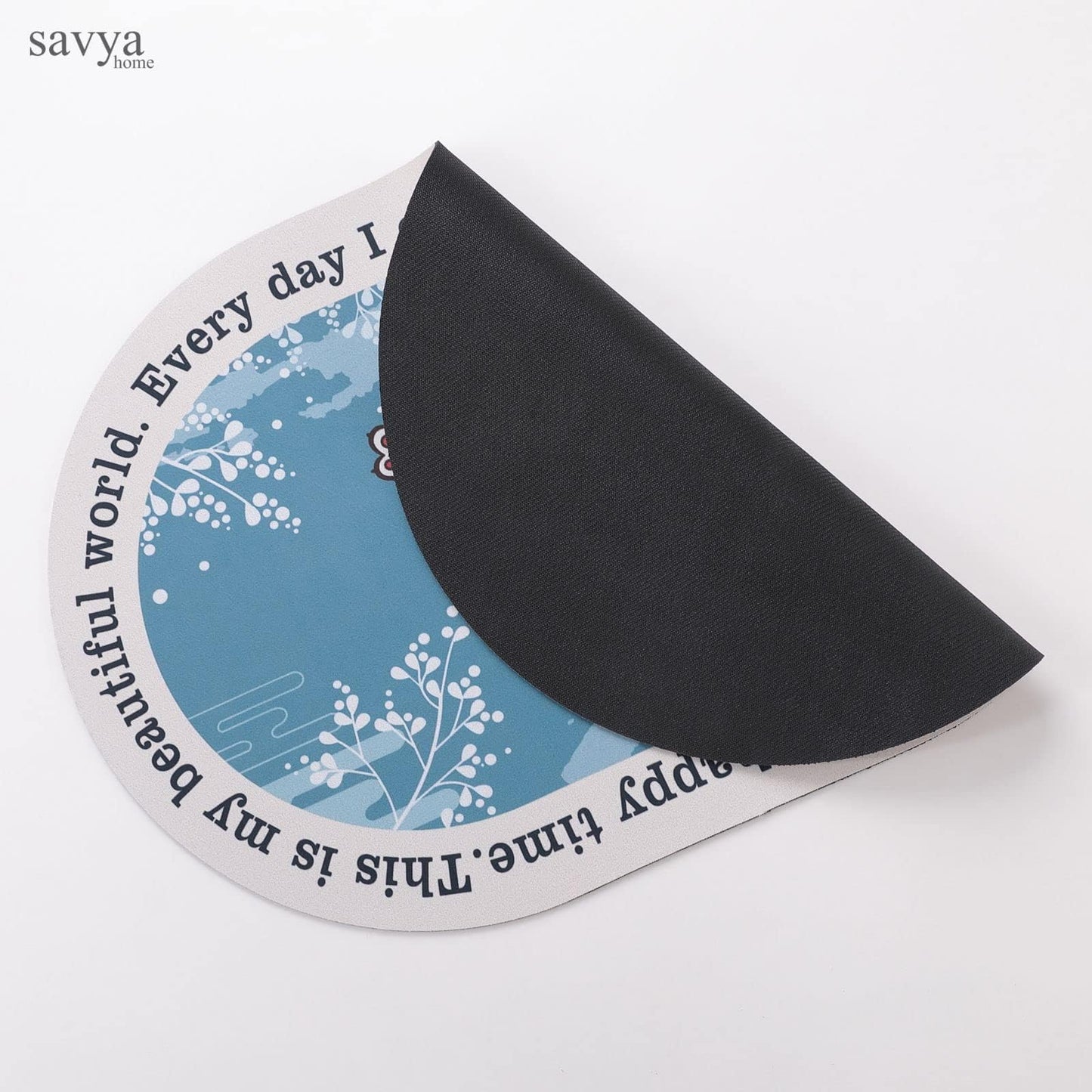 SAVYA HOME Pack of 2 Multipurpose Mat for Kids Bedroom, Play Area, Living Room, Bathroom, Shower | 60 x 40 cm |Tiger & Dog Design